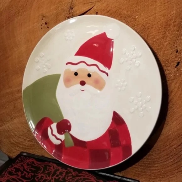 Holiday Santa Cookie Plate - Picture 7 of 11
